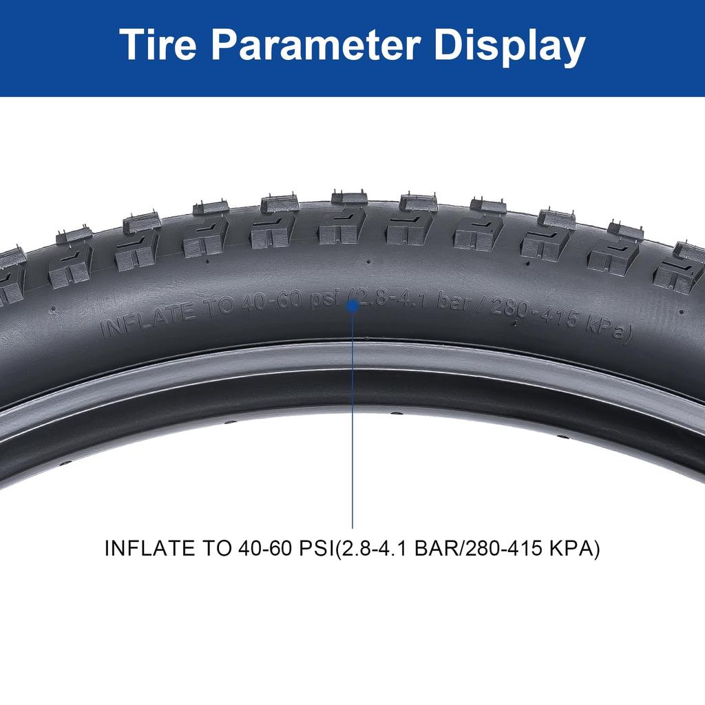 FengCan 27.5x2.10 Tire, 27.5x2.10 54-584 Bicycle Tire, Suitable for 27.5-inch Mountain Bikes and Cross Bikes, 2.10-inch Section Width (BQ039)