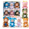 Новый набор мини-кукол Reborn Baby, милая спящая кукла с одеждой, милая реалистичная силиконовая игрушка для девочки и мальчика, подарок на день рождения, Рождество