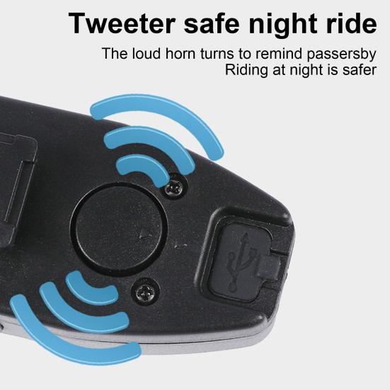 1 комплект, противоударный, 5 режимов освещения, задний фонарь для велосипеда, ПК, беспроводной пульт дистанционного управления, задний фонарь для ночной езды