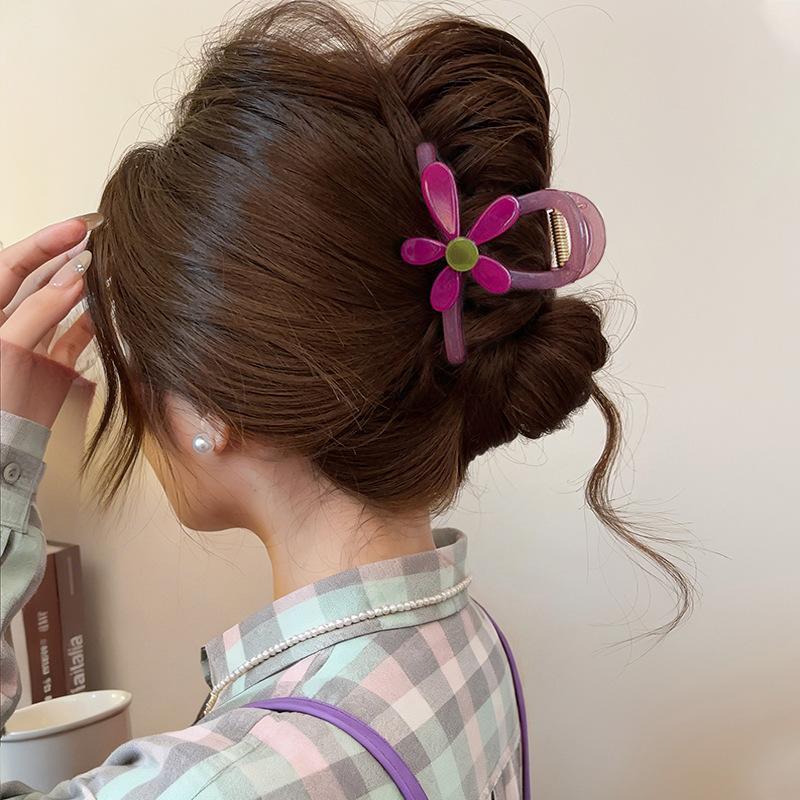 Large Flower Hair Claw Clip Non Slip for Women Thick Hair Perfect for Everyday