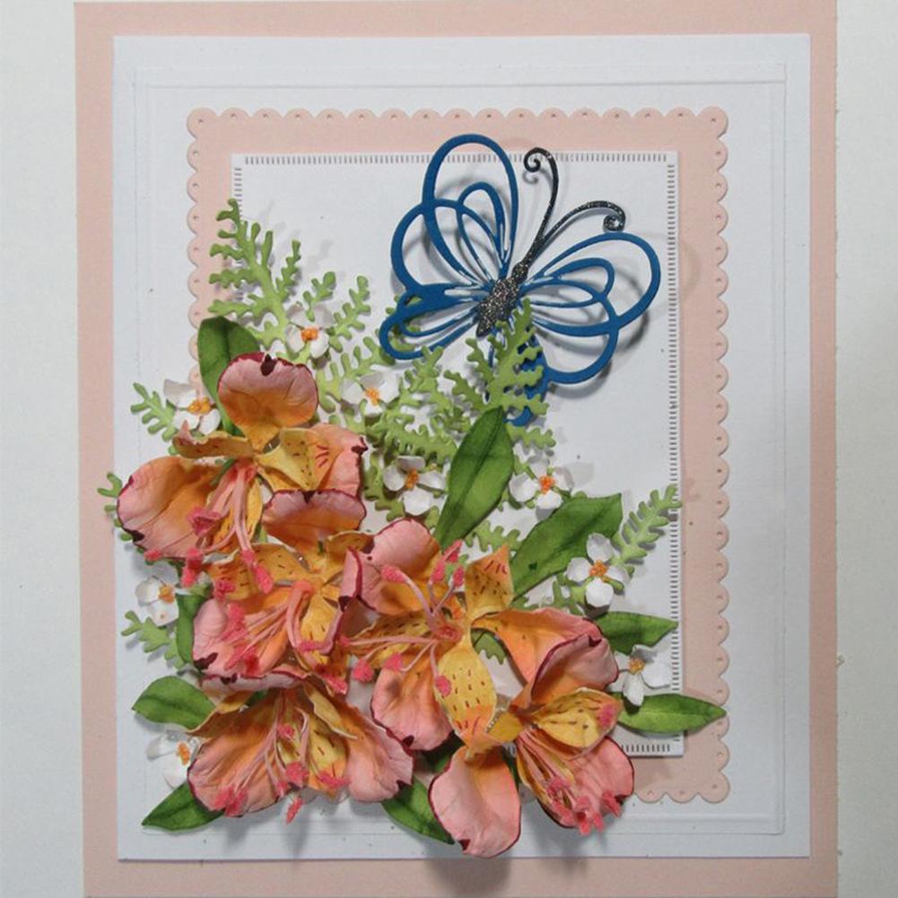 Бабочка DIY Тиснение Ремесло Металлический Трафарет Скрапбукинг Резка