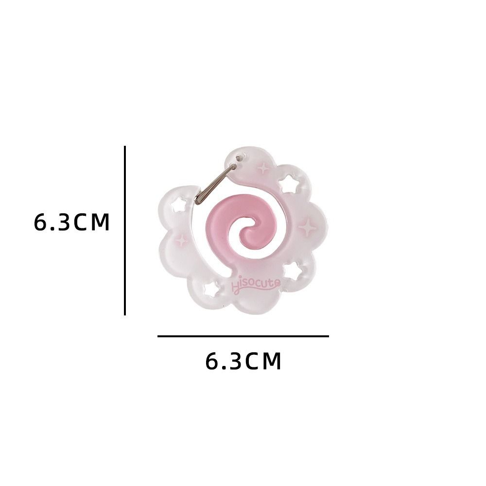 Fruit Cupcake Star Shaped Carabiner Keychain Decor Key Ring Pendant INS Bag Charms