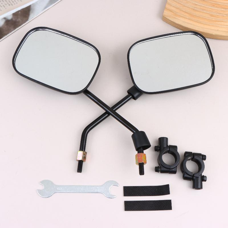 Motorbike Rear Mirrors with Streamlined Design for Reduced Wind Resistance