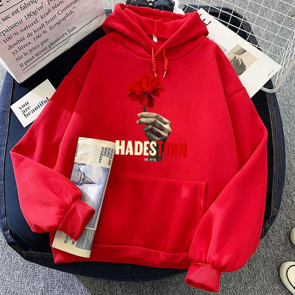 Musical Hadestown Hoodies for Women/Men Winter Casual Printing Sweatshirts Roupas Femininas Sudaderas Pocket Fleece Female Hoody