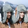 Winter imitation fur men's train head hat thickened warm middle and old ear protection cold hat