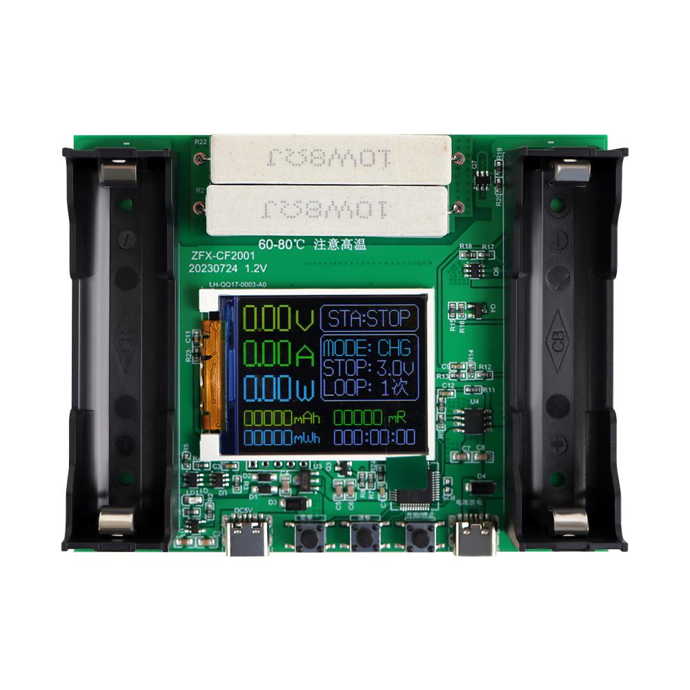 2/4 канала 18650 тестер аккумуляторов мАч МВтч цифровой детектор мощности аккумулятора модуль Type-C 18650 тестер емкости литиевых аккумуляторов