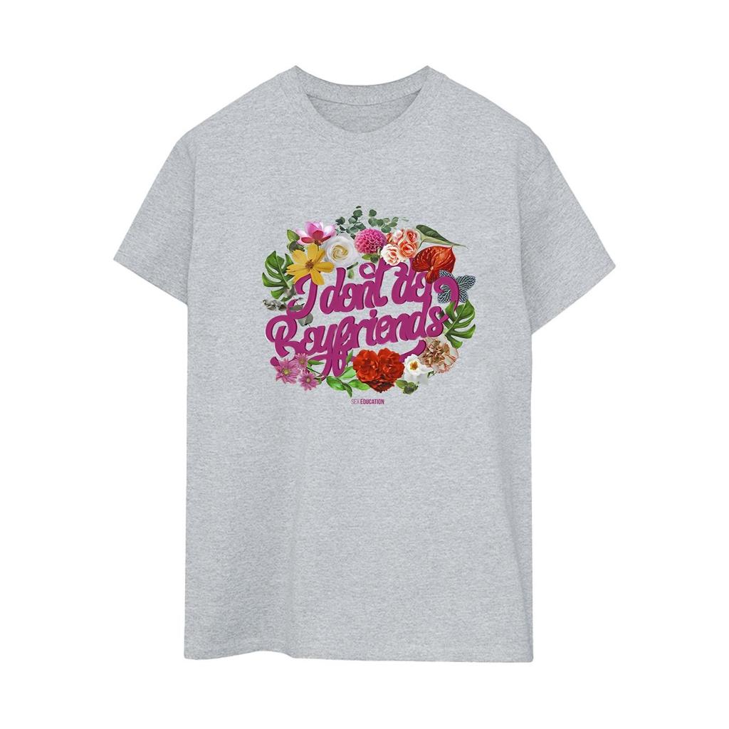 Netflix Womens/Ladies Sex Education I Dont Do Boyfriends Cotton Boyfriend T-Shirt