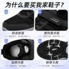 Shoes Men's 2024 Autumn and Winter Sports Shoes Casual Middle-aged and Elderly Running Men's Shoes Velcro Walking Shoes
