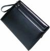 Bercute Black Men's Genuine Leather Second Bag, Large Handbag, Made In Japan, Perfect for Commuting or School, Black, 1130998-F-003