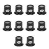 10PCS 10X Watchmaker Loupe Profession Optical Lens Portable Jewelers Loupe 10X Eyepiece for Watch
