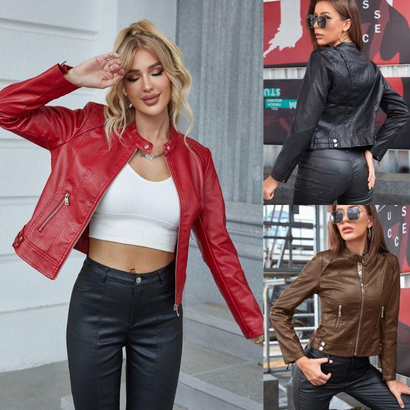 Rose Beauty A куртка из искусственной кожи на молнии