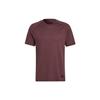 Футболка с коротким рукавом и однотонным логотипом, мужская, бордового цвета HC2642