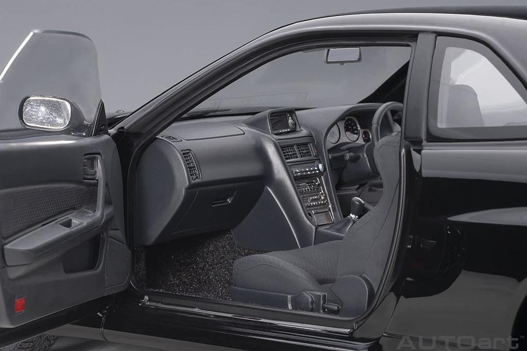 AUTOart Nissan Skyline V Spec II Black Pearl Finished Product 77407 1/18 GT-R (R34)