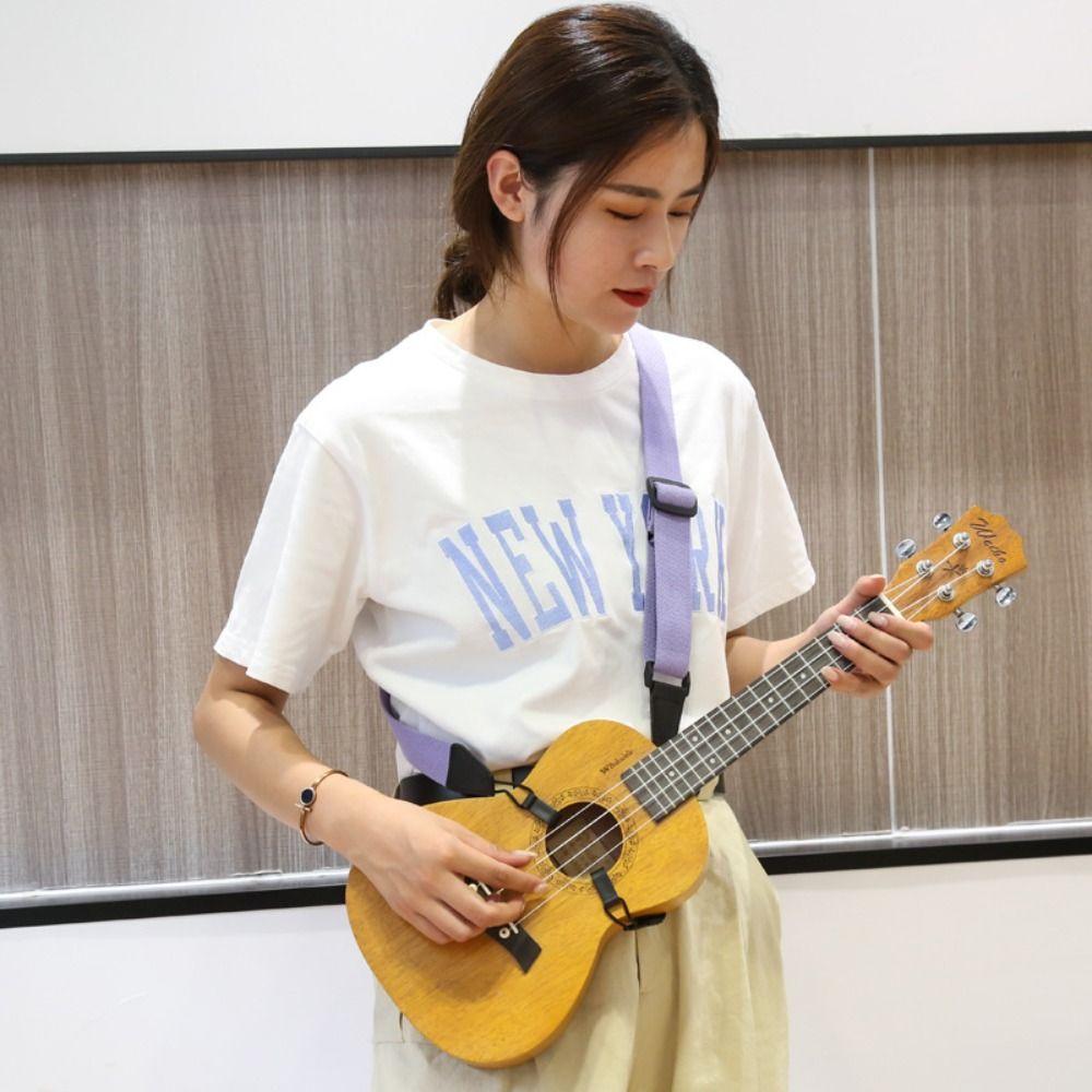 Durable Guitar Shoulder Strap Adjustable Ukulele Strap Guitar Accessories