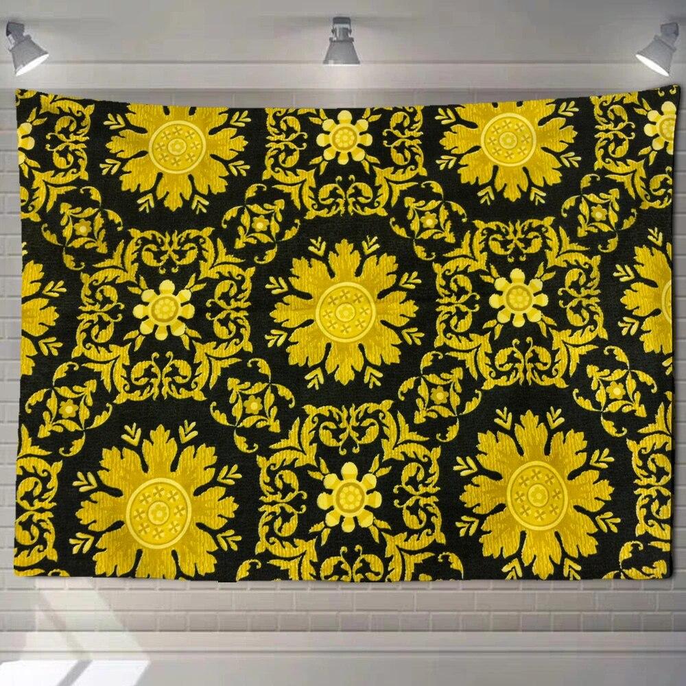 Mandala Tapestry Wall Hanging Psychedelic Bohemian Yoga Shawl Cushion Mattress Room Home Decoration Hanging Cloth