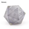 20-гранные многогранные кубики из смолы D20, многосторонние кубики из смолы для ролевых игр, ролевых игр, баров, пабов, клубов, вечеринок, настольная игра