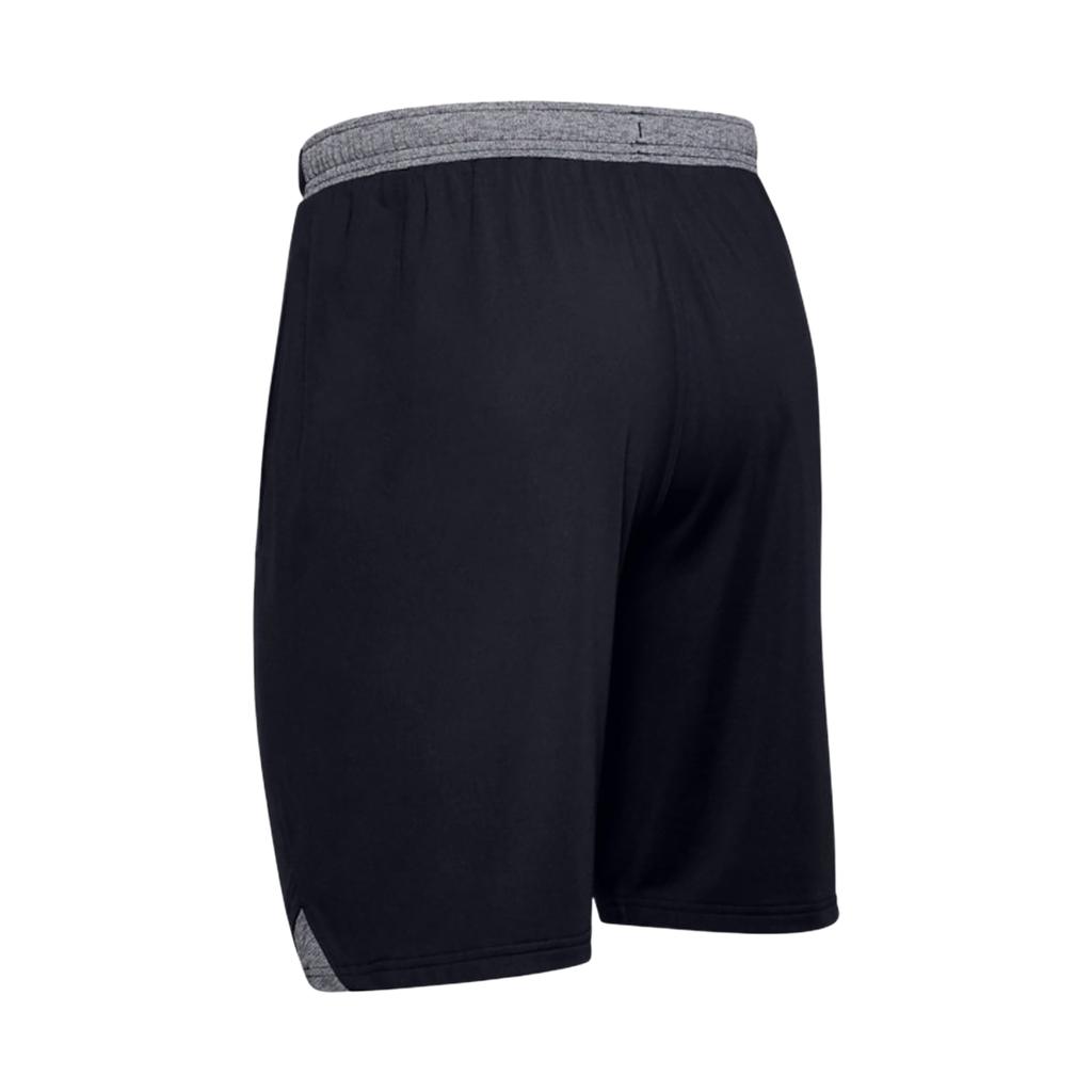 Under Armour Однотонные шорты с принтом логотипа, прямые, мужские, черные 1351350-001