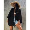 Plus Size Women's New Cardigan with Loose Beach Holiday Sunscreen Smock