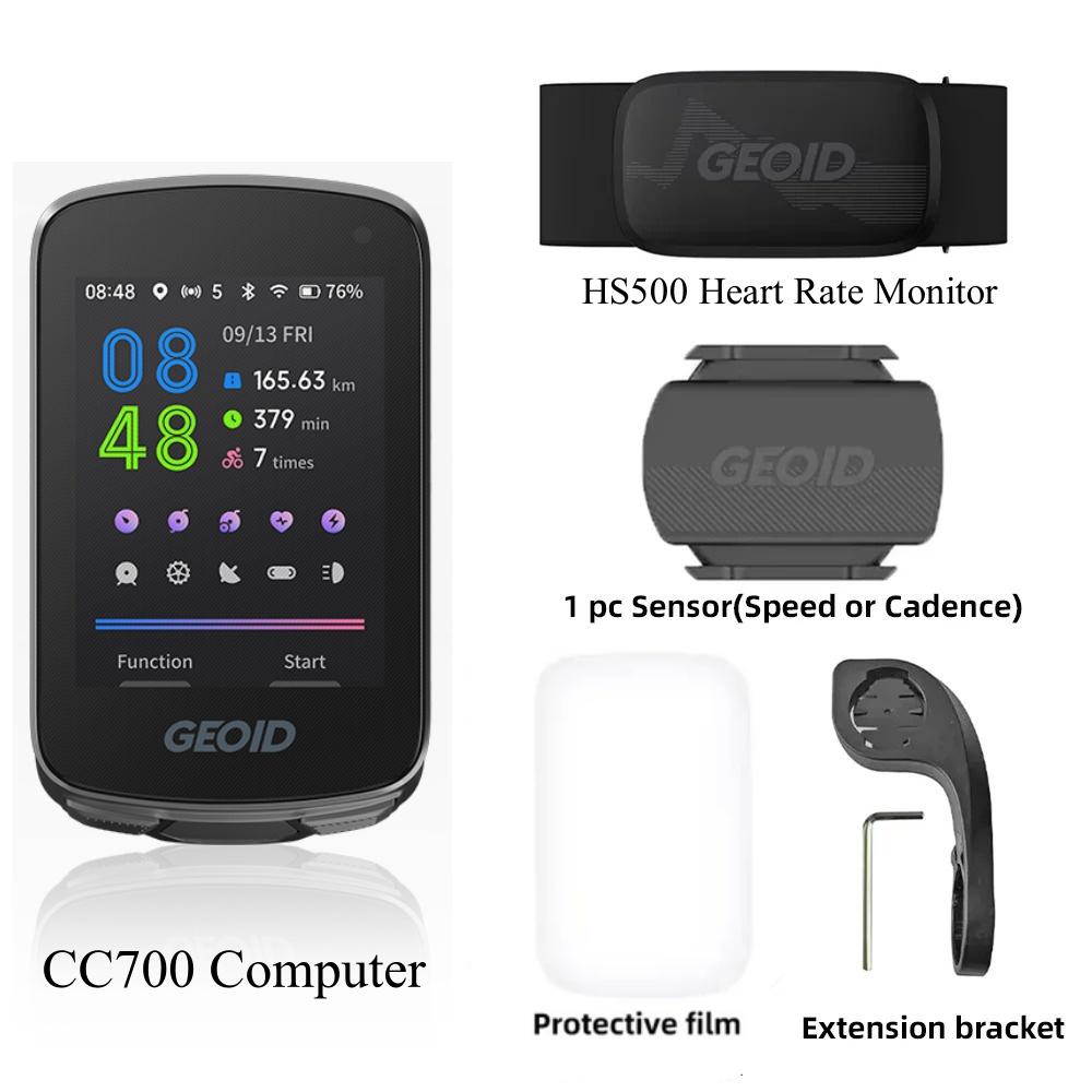 GEOID CC700 GPS Bike Computer 2.8-inch Color Screen Route Navigation Bicycle Speedometer WIFI Waterproof Cycling Odometer2
