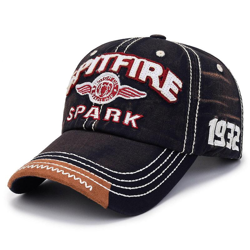 Мужская мода 1932 года, кепка с вышитыми буквами, кепки-кнопки унисекс, солнцезащитная кепка, женская регулируемая бейсболка в стиле хип-хоп, ковбойская шляпа