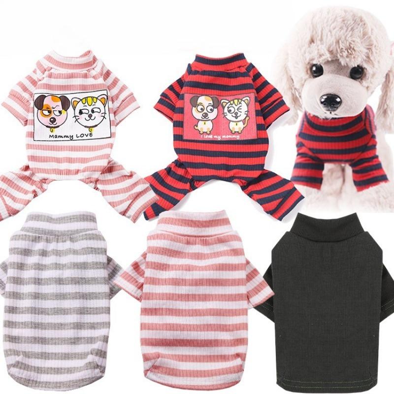 Домашняя одежда для кошек на осень и зиму, одежда для собак с кондиционером, домашний питомец, товары для пары кошек и собак, пижама, щенок