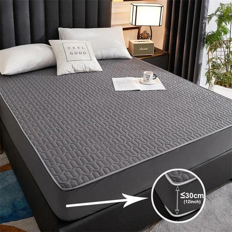 Водонепроницаемый наматрасник, утолщенный коврик для кровати, мягкий тканевый чехол на кровать, постельное белье, простыни, защита для матраса для дома, гостиной