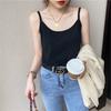 Жилет Ice Silk Halter, женская летняя новая одежда, дизайн Sense, без рукавов внутри, с трикотажным низом, свободный верх
