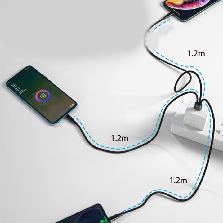 USB C на USB C Micro USB Коннектор Быстрозарядный Шнур для Мобильного Телефона