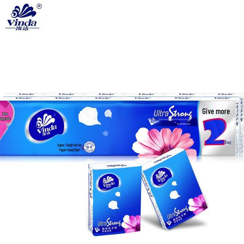 Vinda Ultra-Tough 4-Ply Soft Pack Tissues