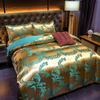3PCS Home Bedding Sets Jacquard Duvet Cover Sets Sheets Deluxe Bedding Single Bed Queen Bed Sets