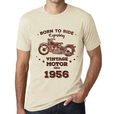 Мужская винтажная футболка Футболка с рисунком Easy Rider с 1956 года, натуральный цвет