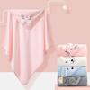 Cartoon Baby Bath Towels for Body Hooded Coral Fleece Kids Bathrobe Newborn Swaddle Wrap Baby Blankets for Girls Boys
