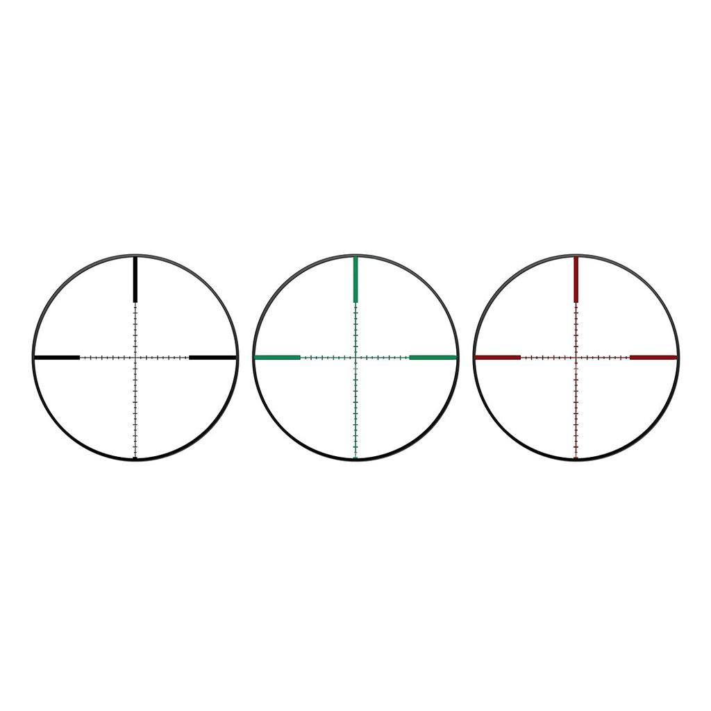 DISCOVERY WG 1.2-6X24IRAI Illuminated Short Scope (with LevelAngle Indicator), Black, 20mm Rail, Variable Magnification