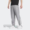 adidas Эксклюзивные спортивные брюки Originals с отделкой из трех полосок и манжетами на шнурке. Мужские брюки алюминиево-серого цвета IU4804