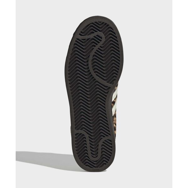 adidas Кроссовки женские Superstar 2 Леопардовые Темно-коричневые Слоновая кость Золотисто-металлические KI4203