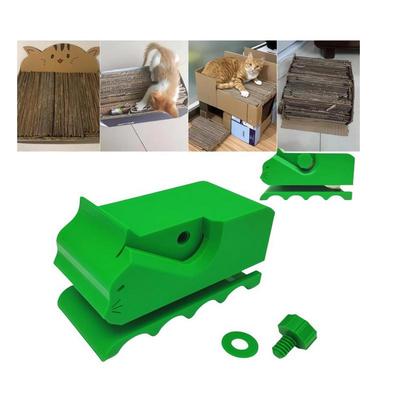 Резак для картона для когтеточки для кошек, 3D-печатный резак для картона, креативный инструмент для картона для коробок, ручная когтеточка для картона