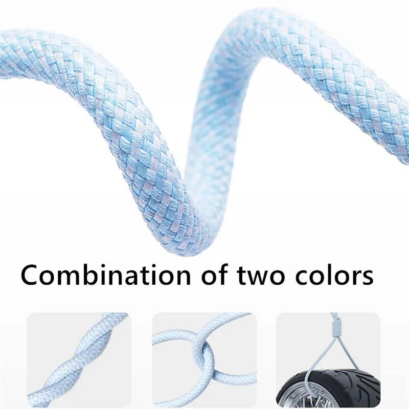 3in1 6A 66W Ultra Fast Charging Cable Fast Charger USB ToType C Cable Charging Cable Mobile Data Cable Suitable For IOS Android Phone 1.2M/2M