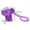 Elephant Shaped Silicone Lip Brush Keychain Pendant  Makeup Brush Cute Lip Mud Halo Dye Brush Concealer Brush
