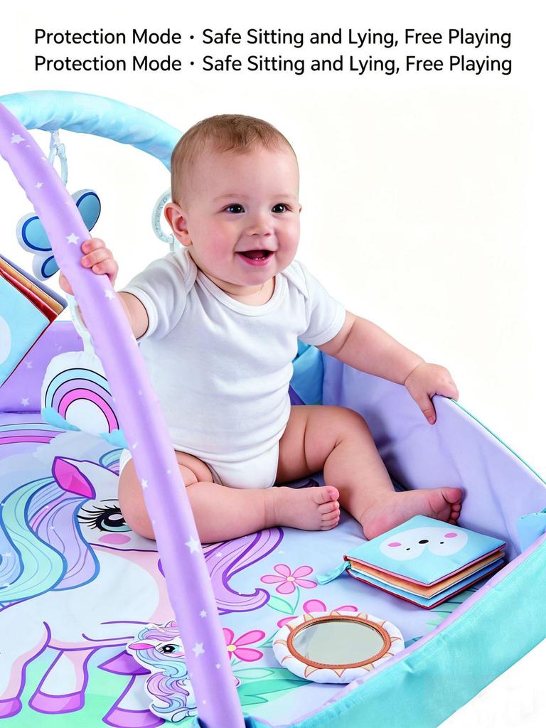 Multifunctional Baby Playpen & Crawling Mat with Ocean Ball Pit for Early Education