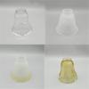 Amber Clear Frosted Traditional Bell Glass Shade Replacement Shade for Ceiling Fan Wall Fixtures Lighting Covers 4cm Fitter