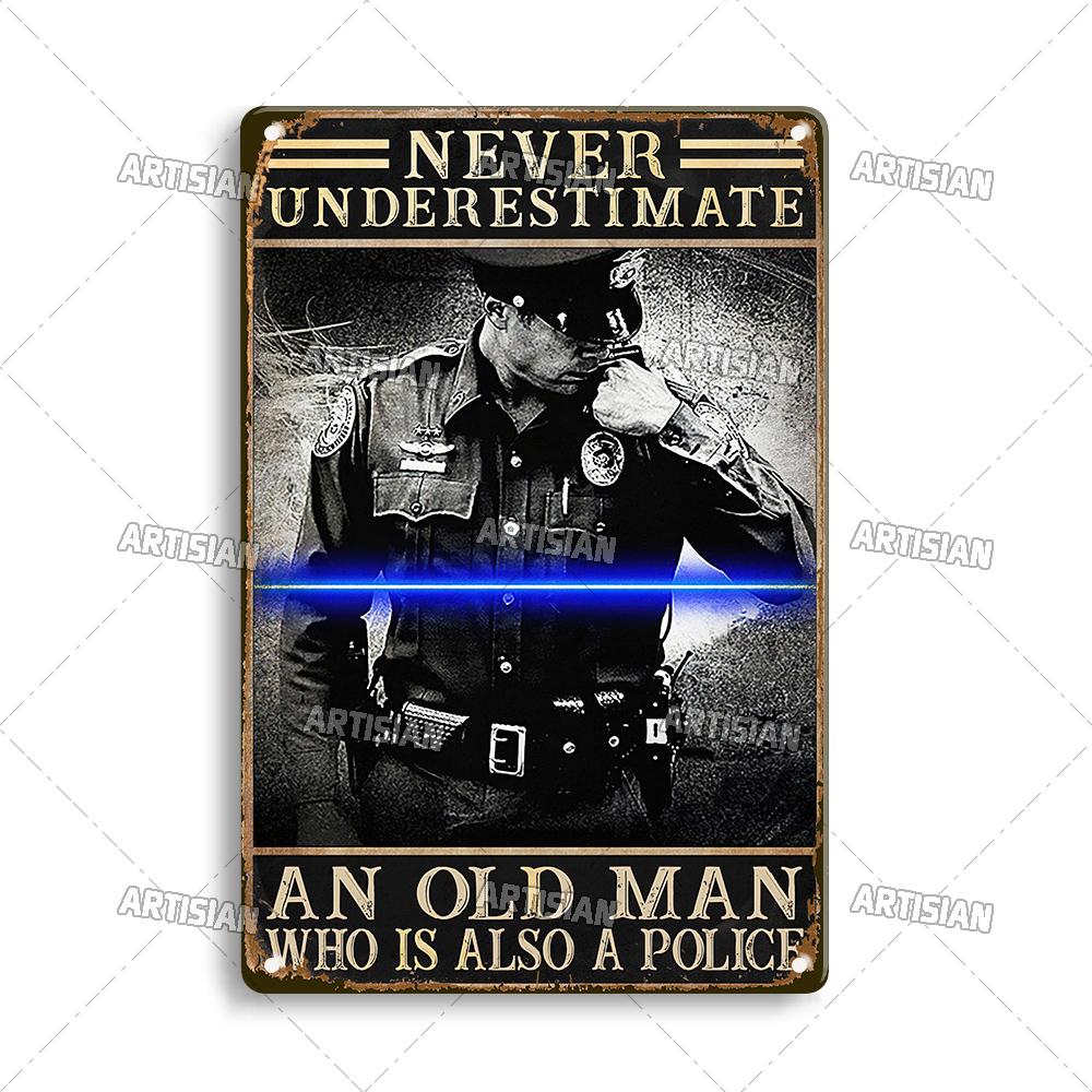 Artisian Job Metal Sign Work Tin Poster Police Accountant Scientist Writer Shoemaker Decorative Plate Wall Decor Garage Bar Pub