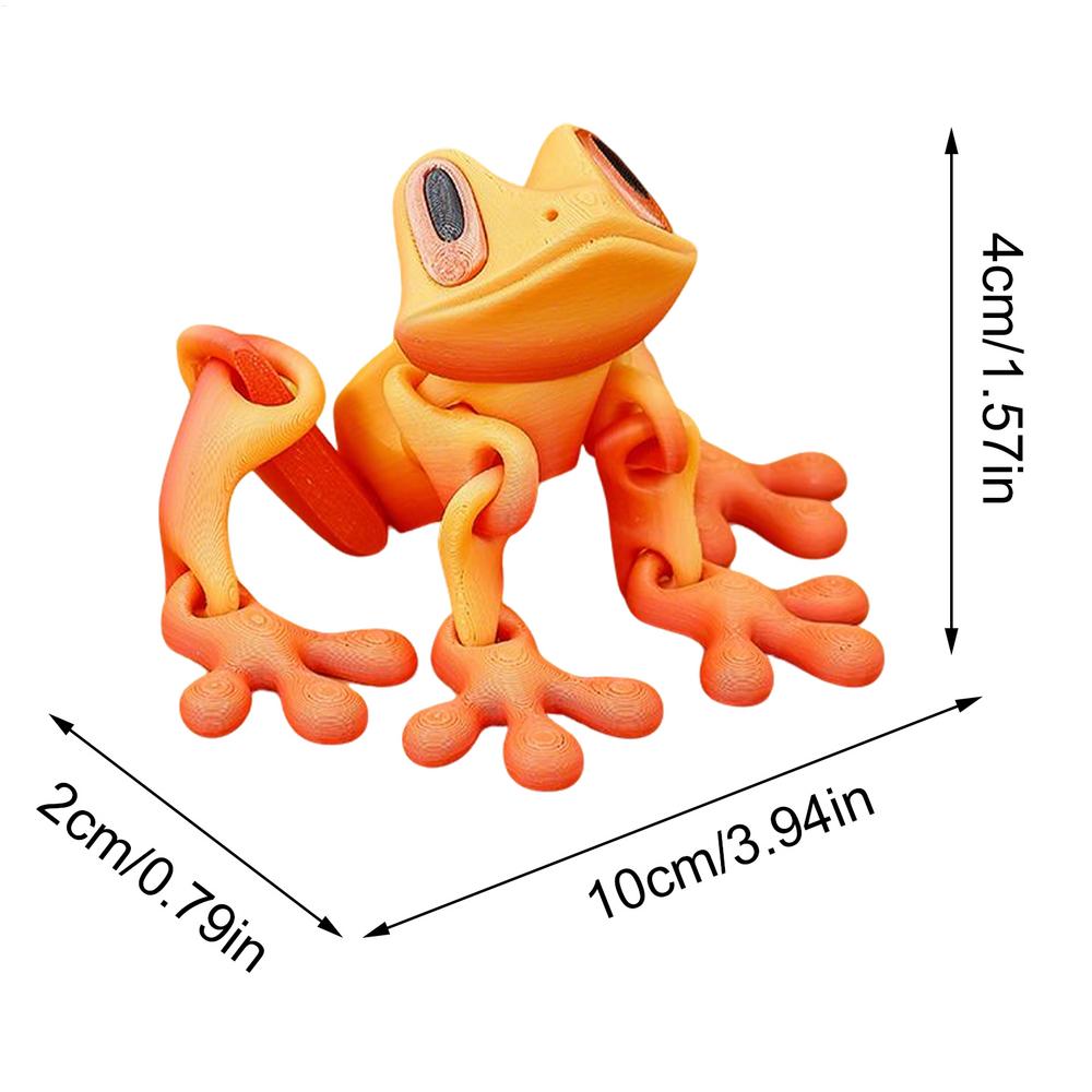 3D Печать Магнит Лягушка Магнит на Холодильник Милый Оригинальный Креатив Украшение для Дома Игрушки для Снятия Стресса подарок Животное Магнит на Холодильник