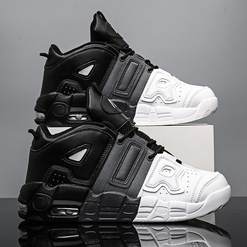 Men Casual Sneakers AIR Cushion Basketball Shoes Training Tennis Lace-Up Teens Running Sport Shoes Luxury Design Boots for Men