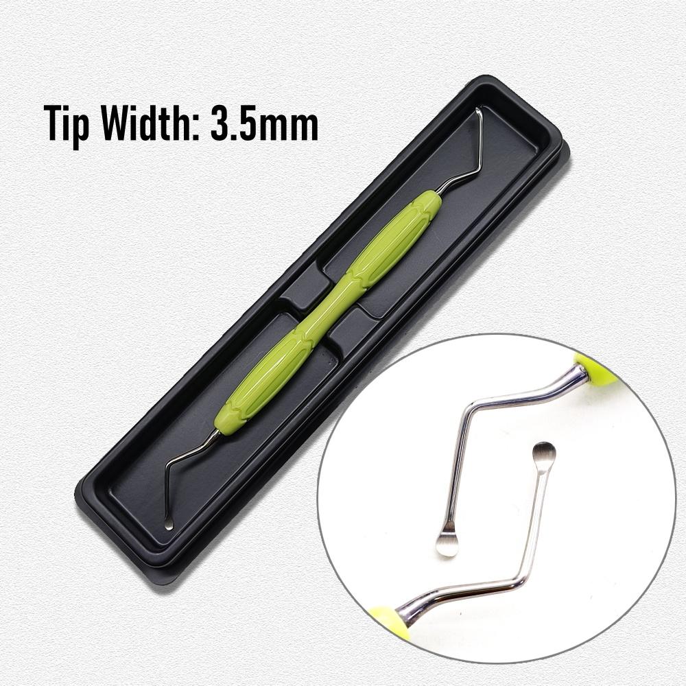 Высококачественная ручка для стоматологического скалера Ложка для чистки зубов Экскаватор Инструменты для реставрации Высококачественный инструмент-ложка с длинным наконечником