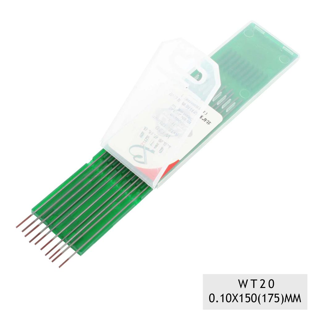 Сварочные вольфрамовые электроды Принадлежности для горелок TIG, упаковка из 10 шт. (Красный – 2% торированного вольфрама (WT20), 1/16 дюйма, 040 дюйма)