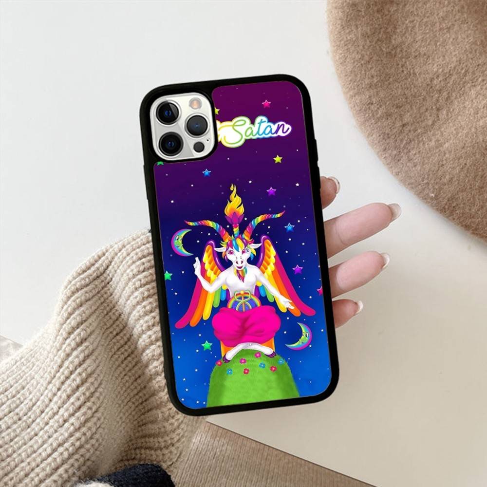 Lisa Frank Art Phone Case For IPhone 16 Pro Max 15 14 Plus 14 13 12 11 17 PC+TPU Cases Back Cover