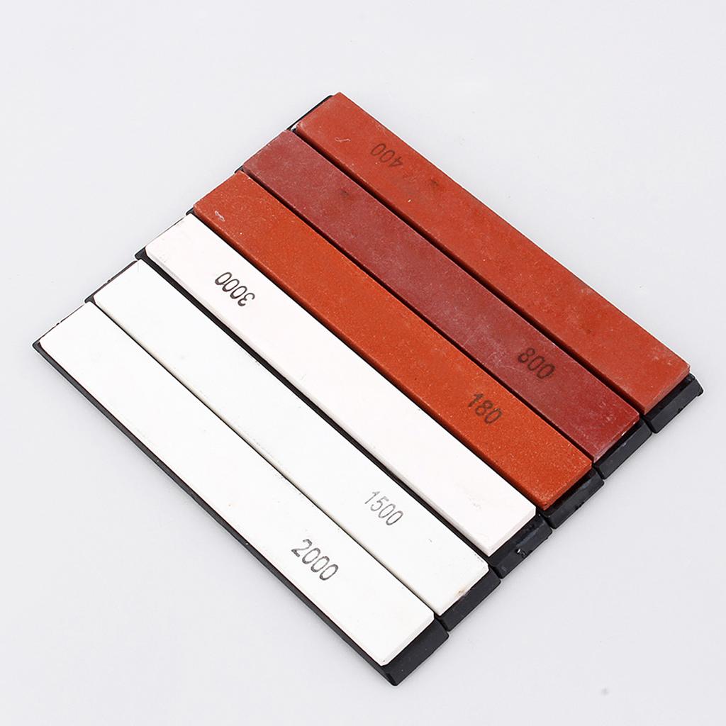Набор из 6 штук Точильные камни Набор точильных камней Зернистость 180# 400# 800# 1500# 2000# 3000# для кухни
