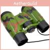 Foldable Kids Camouflage Binoculars With Compass For Outdoor Play