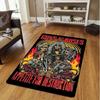 Guns N' Roses Skull Print Carpet Rug for Living Room Bedroom Home Sofa Decoration Kid Area Rug Non-slip Floor Mat