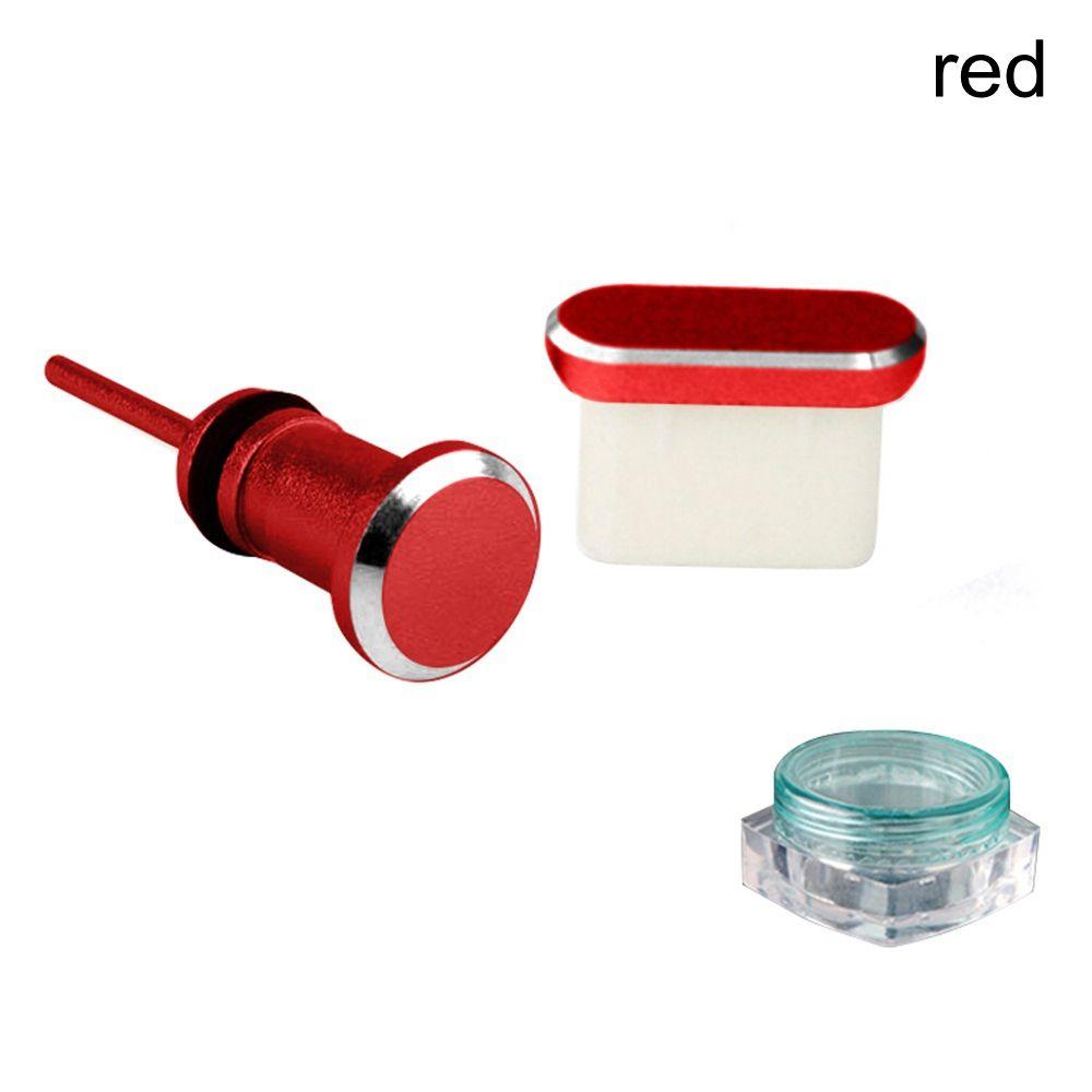 Metal Earphone Anti-Dust 3.5mm Jack For Samsung S10 Macbook Type C Charging Port Dust Plug